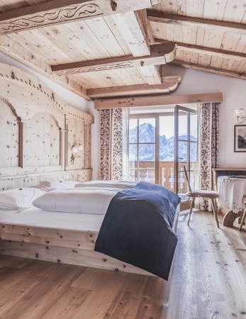 Alm Suite in this exclusive 4-star hotel in South Tyrol