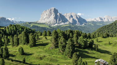 Ausblick Wanderhotel Gröden