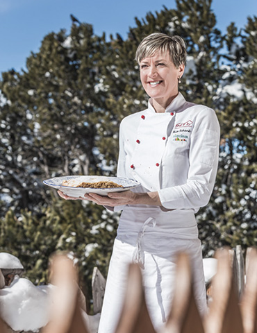 South Tyrolean favorite dishes prepared by chef Rita and team